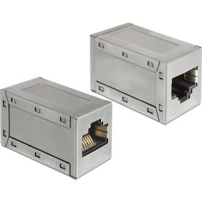 Delock 86140 Adapter RJ45-aansluiting > RJ45-aansluiting Cat.6 STP