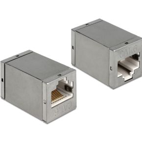 Delock 86250 Adapter RJ45-aansluiting > RJ45-aansluiting Cat.6 STP compact