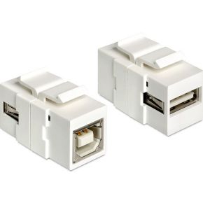 Delock 86320 Keystone-module USB 2.0 A female > USB 2.0 B female wit