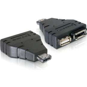 DeLOCK Adapter Power-over-eSATA > 1x eSATA/1x USB