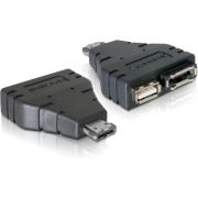 DeLOCK Adapter Power-over-eSATA > 1x eSATA/1x USB