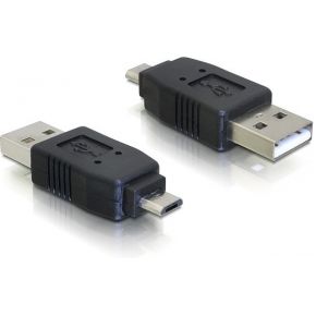 Delock 65036 Adapter USB 2.0 Type Micro-B male naar USB 2.0 Type-A male