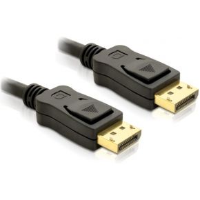 DeLOCK 82423 Cable Displayport 1m male - male Gold
