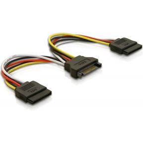 DeLOCK 60105 Cable Power SATA 15pin > 2x SATA HDD – straight