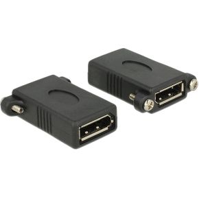 Delock Displayport 11 F F Zwart delock kopen in de aanbieding