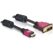 Delock 84343 HDMI naar DVI 24+1 Kabel bidirectioneel 3 m