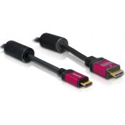 Delock 84338 Kabel High Speed HDMI met Ethernet - HDMI A male > HDMI Mini-C male 4K 5 m
