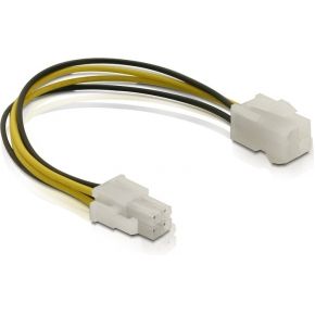 DeLock Delock 82428 Verlengkabel P4 4-pins male > P4 4-pins female 15cm