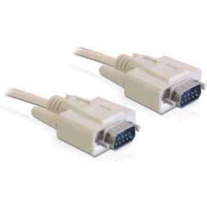 DeLOCK 82981 seriële kabel  RS-232, 2m 9-pins male/male