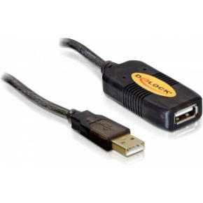 Delock 82446 Kabel USB 2.0 Verlengstuk, actief 10 m