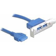DeLOCK 82976 USB 3.0 19-pin - 2 x USB 3.0-A