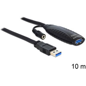 Delock 83415 Kabel USB 3.0 Verlengstuk, actief 10 m