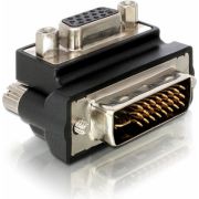 Delock 65172 Adapter VGA female naar DVI 24+5 pin male 90&deg; haaks