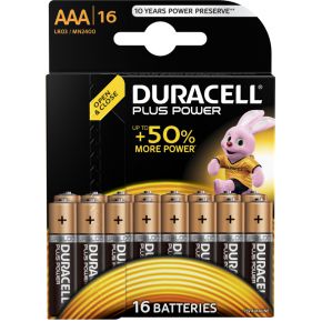 Duracell Plus Power Du Plusp Aaa 16Cp duracell kopen in de aanbieding