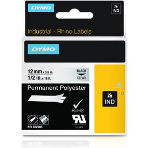 Dymo 12Mm Rhino Permanent Polyester 622289 dymo kopen in de aanbieding
