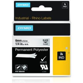 Dymo 6Mm Rhino Permanent Polyester 1805440 dymo kopen in de aanbieding