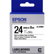 Epson LK-6WBN 24mm x 9m