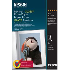 Epson S042155 Premium Glossy Photo Paper A4 15 vel 255gram