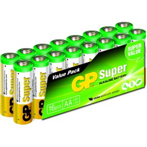 GP Batteries Super Alkaline AA 16 stuks