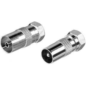 Hama Sat Adapter Kit F Plug Coax hama kopen in de aanbieding