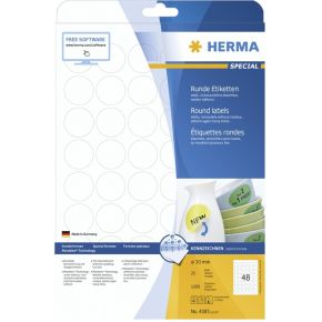 Herma Etiketten Wit Movablesverwijd O 30 A4 1200 St herma kopen in de aanbieding