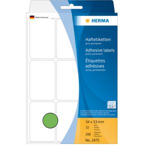 Herma Universele Etiketten 34X53Mm Groen Voor Handmatige Opschriften 288 St herma kopen in de aanbieding