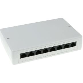 ACT Modulair opbouwdoos unshielded 8-voudig CAT5E