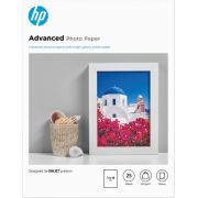 HP Advanced fotopapier glanzend 13x18cm - 25 vel - 250g