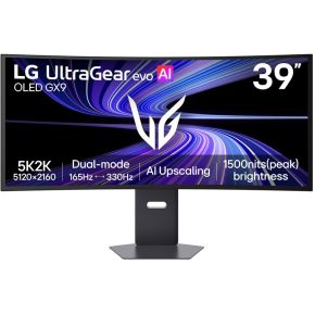 LG Ultragear 39GX950B-B 39 Wide Quad HD 165Hz Dual Mode Curved OLED gaming monitor