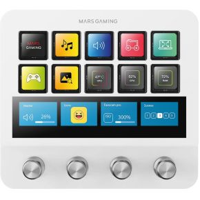 Mars Gaming MSD-Pro Control Deck Wit