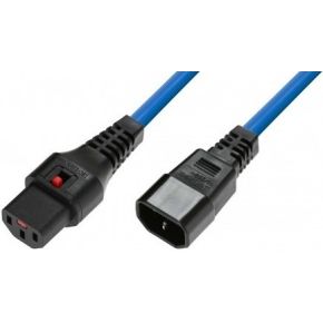 Iec Lock Pc963 3M C13 Coupler C14 Blauw Electriciteitssnoer iec kopen in de aanbieding
