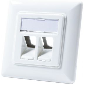 LogiLink NK4020 2 x RJ-45 wandcontactdoos