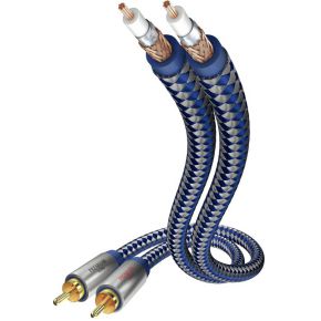 Inakustik 00404015 audio kabel 1,5 m 2 x RCA Blauw