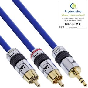 InLine 1m RCA/3.5mm Premium