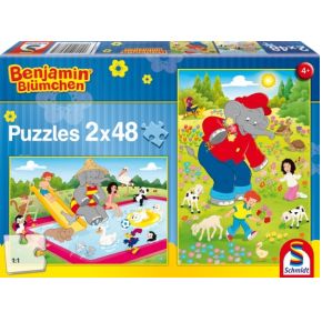 Schmidt Spiele Benjamin Zomertijd 2X48 Pcs schmidt spiele kopen in de aanbieding