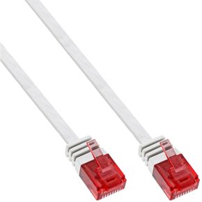 Inline Flat Patch Cord Utp Cat6 3M White inline kopen in de aanbieding