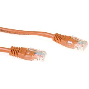 ACT Bruine 10 meter U/UTP CAT5E patchkabel met RJ45 connectoren