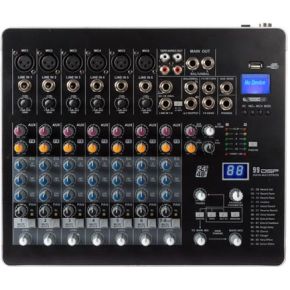 Hq Power Hq Mx8 Compact 8 Channel Mixer hq power kopen in de aanbieding