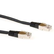 ACT Zwarte 7 meter LSZH SFTP CAT6 patchkabel met RJ45 connectoren