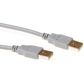 ACT SB2503 2.0 USB-A male/USB-A male | Ivoor | 3 meter