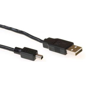 ACT USB 2.0 A male - USB mini B male  1,80 m