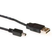 ACT USB 2.0 A male - USB mini B male  1,80 m