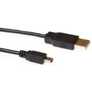 ACT USB 2.0 A male - USB mini B5 male  1,80 m