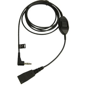 Jabra 8735-019 audio kabel 0,5 m QD 3.5mm Zwart
