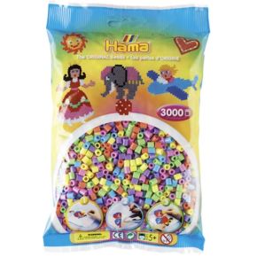 Hama Strijkkralen 3000 Stuks Pastel hama kopen in de aanbieding