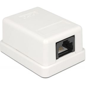 Delock 86248 modulair stopcontact 1 poort Cat.6 compacte UTP
