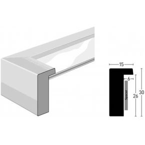 Nielsen Design Aura Eiken 21X297 Hout Incl Passepartout 1121002 nielsen design kopen in de aanbieding