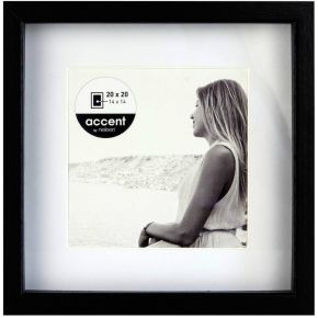 Nielsen Design Aura Zwart 20X20 Hout Incl Passepartout 1115000 nielsen design kopen in de aanbieding