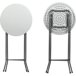 Perel Vouwtafel Rond O 60 X 110 perel kopen in de aanbieding