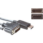 ACT AK3989 0.5m DisplayPort DVI-D video kabel adapter